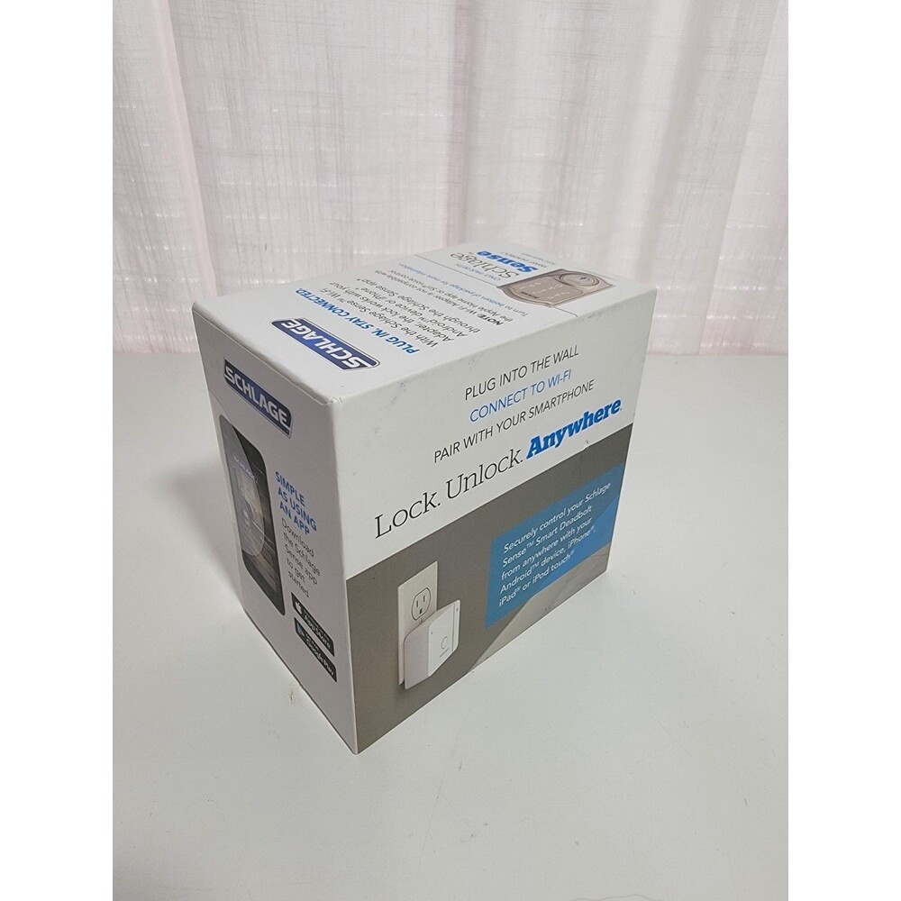 SCHLAGE BR400 Sense Wi-Fi Adapter (2.4GHz WiFi Only) | Works With SCHLAGE Sense
